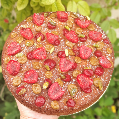 Financier Pistache/Framboise
