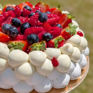 Pavlova vanille/fruits rouges