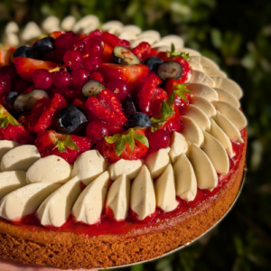 Tarte Vanille/fruits rouges
